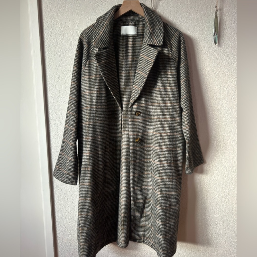 Oak+Fort Houndstooth Jacket